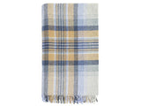 Kintyre Shetland Pure New Wool Throw - Blue