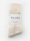 Undyed Alpaca Socks - Cream