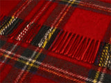 Tartan Pure New Wool Throw - Royal Stewart