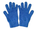 100% Cashmere Gloves - Blue