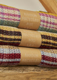 Small Checked Random Recycled Wool Blanket