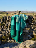 Hills Pure New Wool Throw - Green
