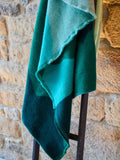 Hills Pure New Wool Throw - Green