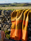 Hills Pure New Wool Throw - Orange
