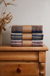 Small Checked Random Recycled Wool Blanket