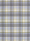 Portree Check Merino Lambswool Throw - Grey/Duck Egg