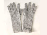 100% Cashmere Gloves - Grey