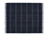 Tartan Pure New Wool Blanket - Black Watch