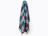 Classic Check Wool Blanket - Blue