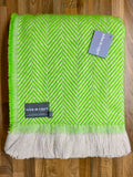 Chevron Recycled Wool Throw - Assorted Colours