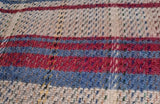 Large Checked Random Recycled Wool Blanket