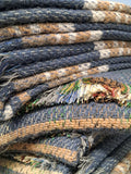 Large Checked Random Recycled Wool Blanket