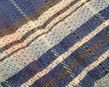 Large Checked Random Recycled Wool Blanket