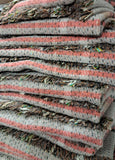 Large Checked Random Recycled Wool Blanket