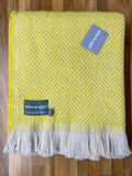Chevron Recycled Wool Throw - Assorted Colours