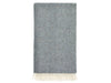 Herringbone Shetland Pure New Wool Throw - Teal