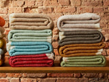 Upcycled Herringbone Wool Blanket - Assorted Colours