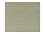 British Wool Herringbone Throw - Green