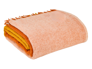 Paddock Check XL Pure New Wool Throw - Cinnamon