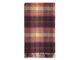 Winterton Merino Lambswool Throw - Burgundy