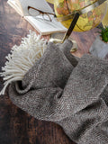 Herringbone Wool Blanket - Natural