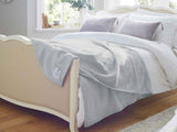 Traditional Merino Wool Bed Blanket - Platinum Grey