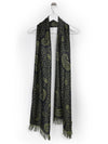 Swish Lightweight Silk & Wool Scarf - Greengage
