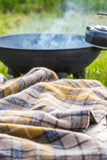 Tartan Waterproof Eventer Picnic Blanket - Natural Buchanan