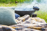 Tartan Waterproof Eventer Picnic Blanket - Natural Buchanan