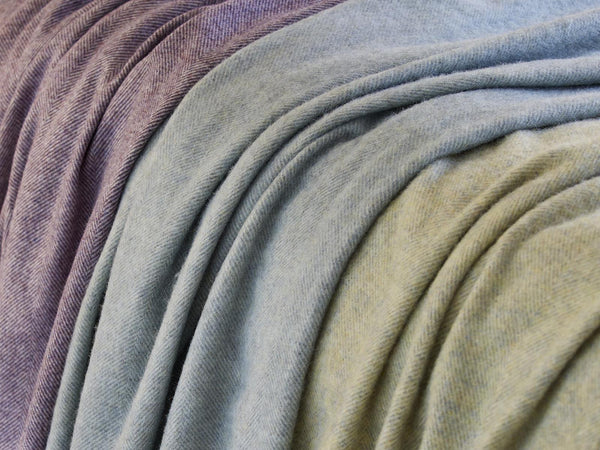 XL Herringbone Shetland Pure New Wool Throws – Wool Blanket Online