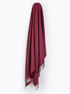 Herringbone 100% Cashmere Blanket - Red