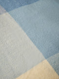 Paddock Check XL Pure New Wool Throw - Blue Jay