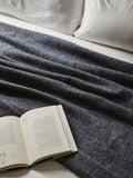 Honeycomb XL Pure New Wool Throw - Navy/Grey