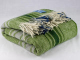 Clapdale Dalesbred Traceable British Wool Travel Rug - Crummock Green