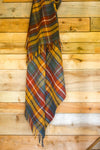 Tartan Pure New Wool Blanket - Antique Buchanan