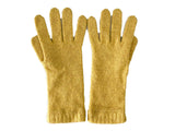 100% Cashmere Gloves - Yellow