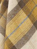 Skye Shetland Pure New Wool Throw - Gold