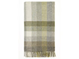 Woodale Pure New Wool Shetland Throw - Olive