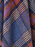 Dorset Shetland Pure New Wool Throw - Mid Blue