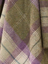 Skye Shetland Pure New Wool Throw - Heather
