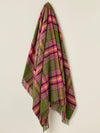 Dorset Shetland Pure New Wool Throw - Apple