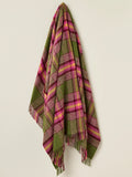 Dorset Shetland Pure New Wool Throw - Apple