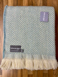 Chevron Recycled Wool Throw - Assorted Colours