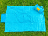 Snout & About - Turquoise Fleece Dog Mat