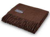 Lambswool Throw - Brown