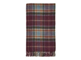 Winterton Merino Lambswool Throw - Damson