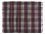Winterton Merino Lambswool Throw - Damson