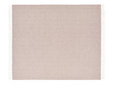 British Wool Herringbone Throw - Pink