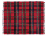 Tartan Pure New Wool Throw - Royal Stewart