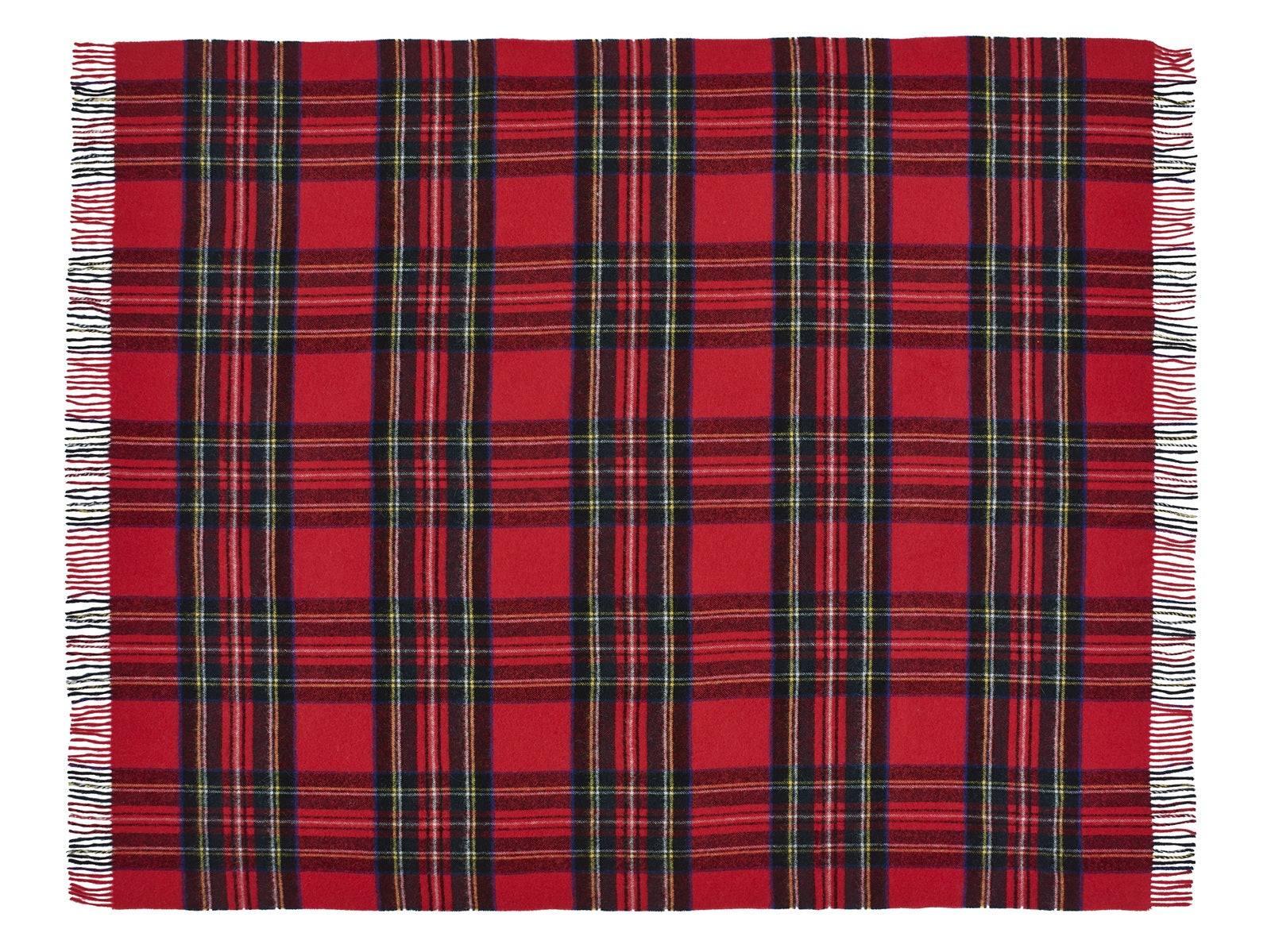 Tartan Scottish Royal Stewart Red Plaids Blanket